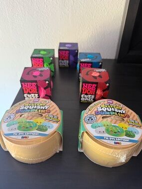 7 Authentic Fuzz Ball & The Viral Mystery Squishy Dumpling Tie Dye Edition (7)